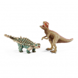 Schleich Small Saichania and Giganotosaurus