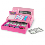 Learning Resources Pretend & Play Calculator Cash Register, Pink