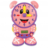 The Learning Journey Telly the Teaching Time Clock - Pink