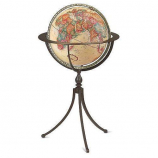 Marin Globe - Antique Brass Base - Replogle Globes