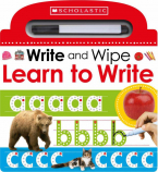 Scholastic Write and Wipe Learn to Write Board Book