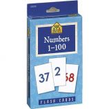 School Zone 1-100 Numbers Flash Cards