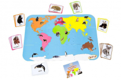 Teach my Toddler Continents and Animals