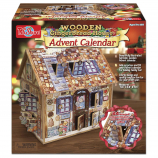 T.S. Shure Wooden Gingerbread House Advent Calendar