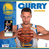 Turner 2018 NBA Golden State Warriors Stephen Curry Wall Calendar