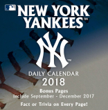 Turner 2018 MLB New York Yankees Box Calendar