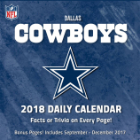 Turner 2018 NFL Dallas Cowboys Box Calendar
