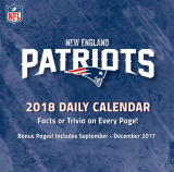 Turner 2018 NFL New England Patriots Box Calendar