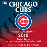 Turner 2018 MLB Chicago Cubs Box Calendar