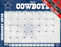 Turner 2018 NFL Dallas Cowboys Desk Calendar