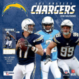 Turner 2018 NFL Los Angeles Chargers Wall Calendar