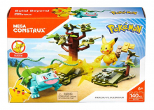 Mega Construx Pokemon Pikachu Vs Bulbasaur Battle Pack