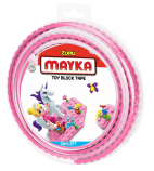 Zuru MAYKA Toy Block Tape - 2 stud, 6.5 ft - Pink