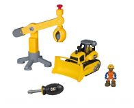 Caterpillar CAT Machine Maker Junior Operator Work Site Pairs Bulldozer Construction Set