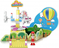 ZTrend Wonderland Happy Carousel with 51 Blocks - Deco Version