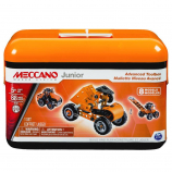 Meccano-Erector Junior Advanced Toolbox, 8 Model Building Kit