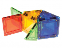 MagWorld 3D Magnetic Building Tiles 14 Pieces - Rainbow
