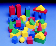 School Smart Foam Geometric Solids - Set of 36