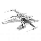 Fascinations Metal Earth 3D Laser Cut Model Kit - Star Wars Episode 7 Poe Dameron's X-Wing Fighter