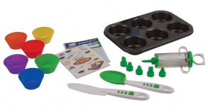 Curious Chef 16 Piece Cupcake and Decorating Kit