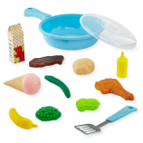 Just Like Home Frying Pan Playset - Blue