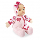 You & Me 10 Inch Pink Soft Cuddly Doll with Heart Applique