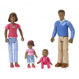 You & Me Happy Together Family Dolls - Ethnic - Dad, Mom, Daughter and Baby