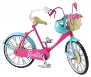 Barbie Bike in Pink with Teal Fenders Playset