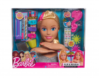 Barbie Flip and Reveal Deluxe Styling Head Set - Blonde to Pink