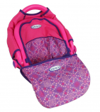 Graco 3-in-1 Doll Travel Seat - Pink and Purple (Color Style May Vary)