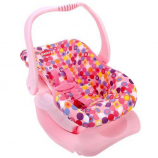 Joovy Toy Car Seat - Pink Dot