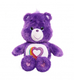 Care Bears 35th Anniversary Rainbow Heart Stuffed Bear - Purple
