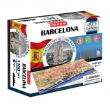 4D Cityscape Time Puzzle - Barcelona, Spain