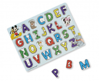 Melissa & Doug Disney Peg Puzzle - Disney Alphabet