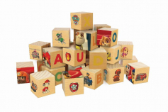 Paw Patrol Alphabet and Puzzle Wooden Blocks - 30-Piece