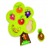 Janod Fruit Tree Wooden Puzzle - 6-Piece