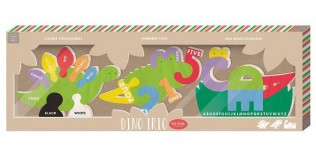 Kathy Ireland Wooden Dinosaur Trio Puzzle Set