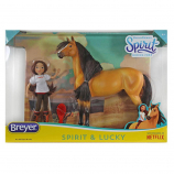 Breyer DreamWorks Spirit Riding Free Spirit and Lucky Gift Set
