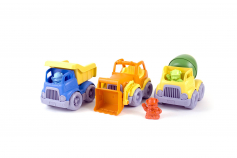Green Toys 3-Pack Construction Trucks Vehicle Set