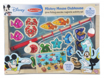 Melissa & Doug Mickey Mouse Clubhouse Gone Fishing Wooden Magnetic Activity Set