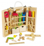 Wooden Carpenters Set with Tools