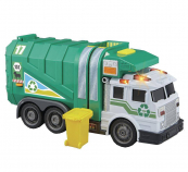 Fast Lane Light and Sound Garbage Truck - Green