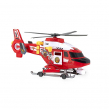 Fast Lane Light and Sound Motorized Rescue Chopper - Red