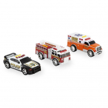 Fast Lane Light and Sound Emergency Vehicle Set