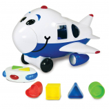 The Learning Journey Early Learning Jumbo The Jet Remote Control Shape Sorter Toy