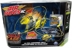 Air Hogs Heli Cage Remote Control Ultra-Armored Helicopter- Yellow