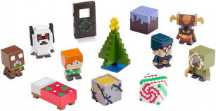 Коллекционный набор - Minecraft Festive Biome Pack Mini Figure 12-Pack
