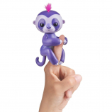Интерактивный ручной малышка Ленивец -Kingsley - Fingerlings -ОРИГИНАЛ -фиолетовый