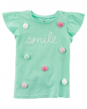 Pompom Smile Of The Girl Child T-Shirt
