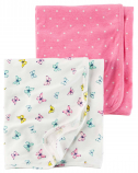 Carter's baby girls 2-Blanket